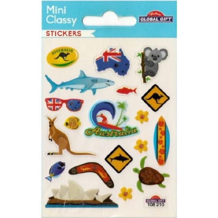 Australie - Stickers Mini Classy - Global Gift