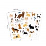 Sticker Mimi Stick, Sach 4 pl 10,5x16cm, Chiens - Multicolore - Maildor