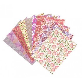PAPIERS DU MONDE,  Rose et violet - Clairfontaine PAPIERS DU MONDE,  Rose et violet - Clairfontaine