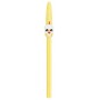 Stylo gel enfant avec motif poule jaune