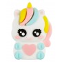 Détail motif licorne sur stylo gel enfant